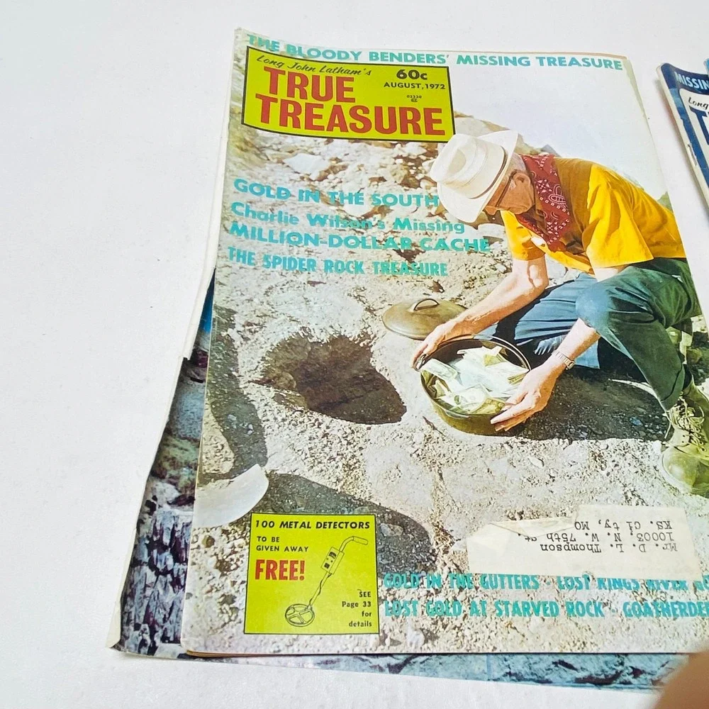 12 Long John Latham's Treasure World True Treasure 1972 The Spider Rock Treasure